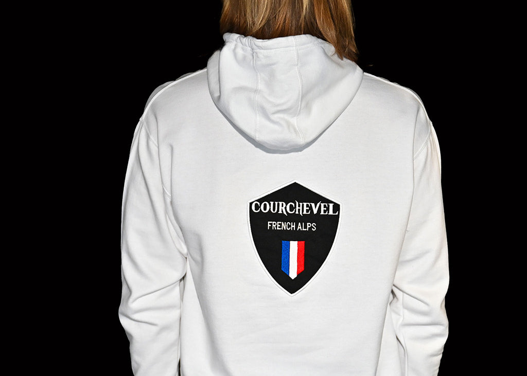 Courchevel - White Hoodie