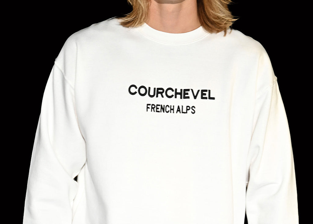 Courchevel - White Sweatshirt