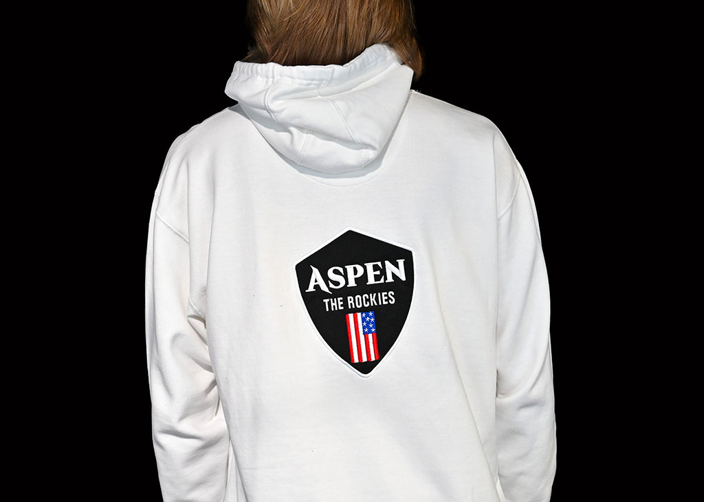 Aspen - White Hoodie