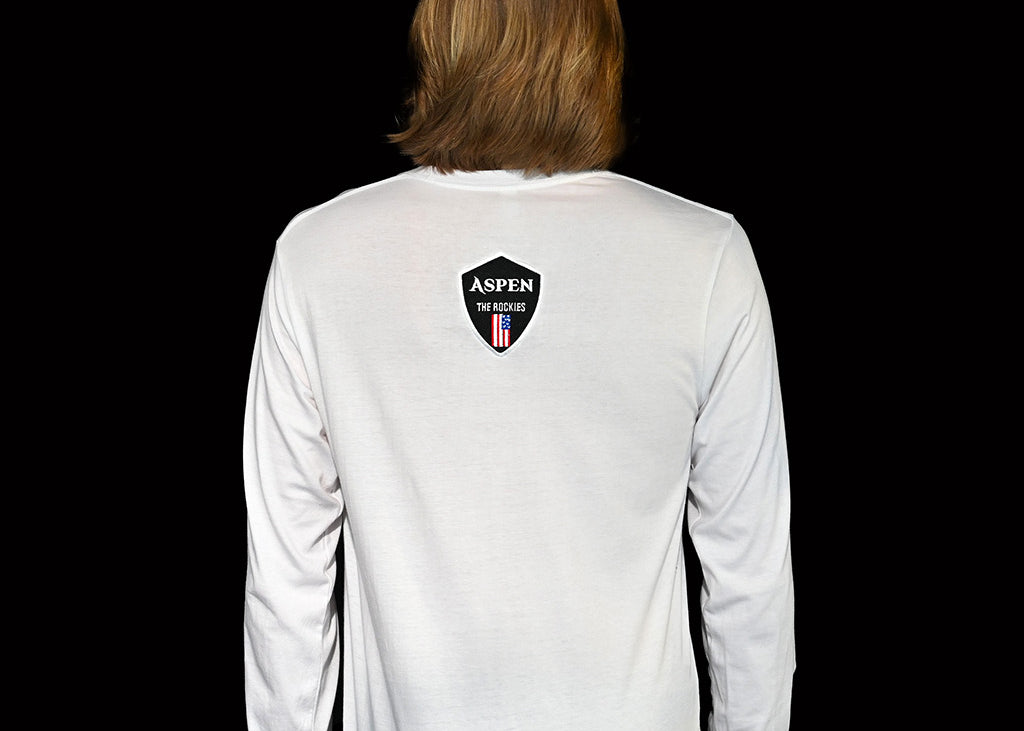 Aspen - White Long Sleeve T-Shirt