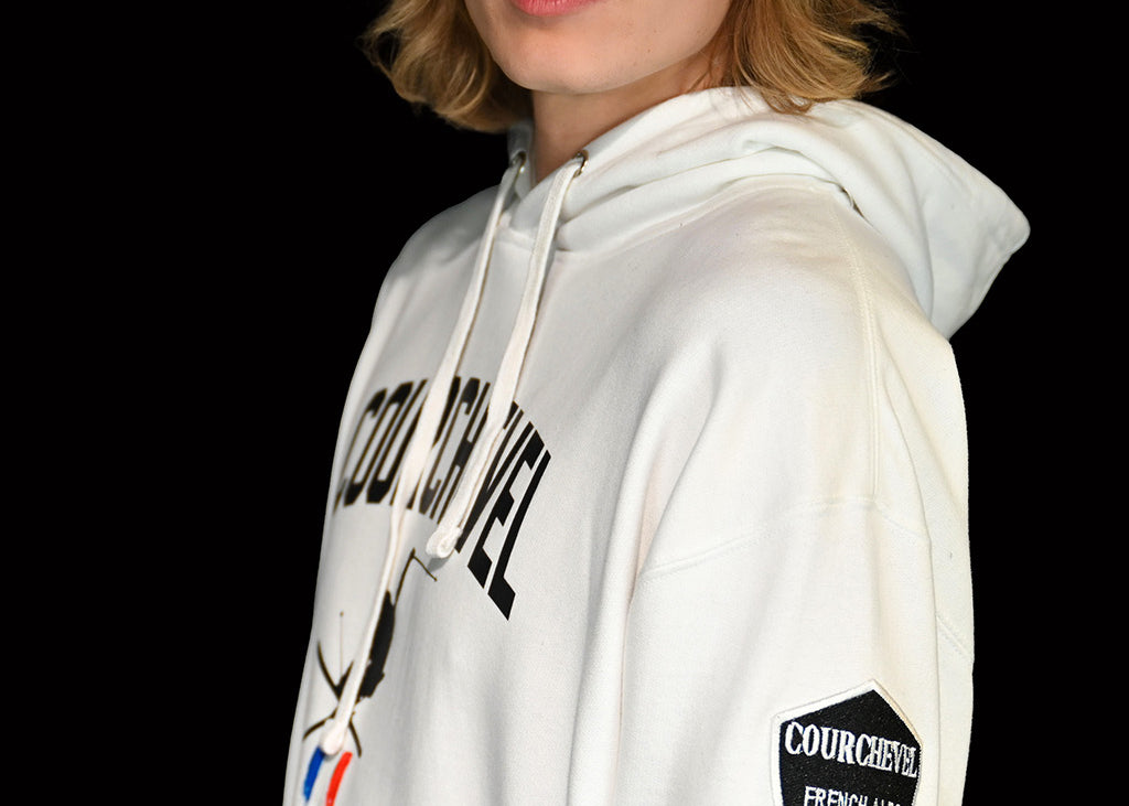 Courchevel - White Hoodie