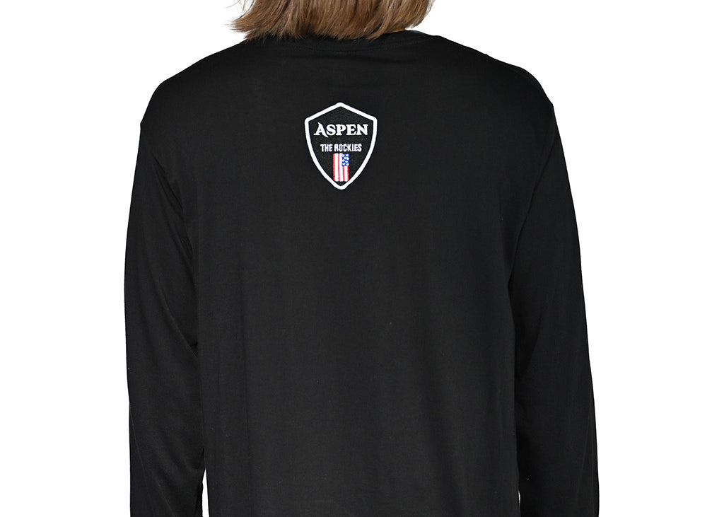 Aspen - Black Long Sleeve T-Shirt