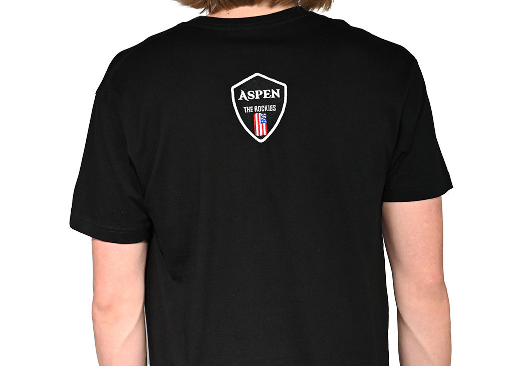 Aspen - Black Short Sleeve T-Shirt