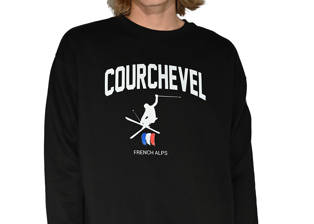 Courchevel - Black Sweatshirt