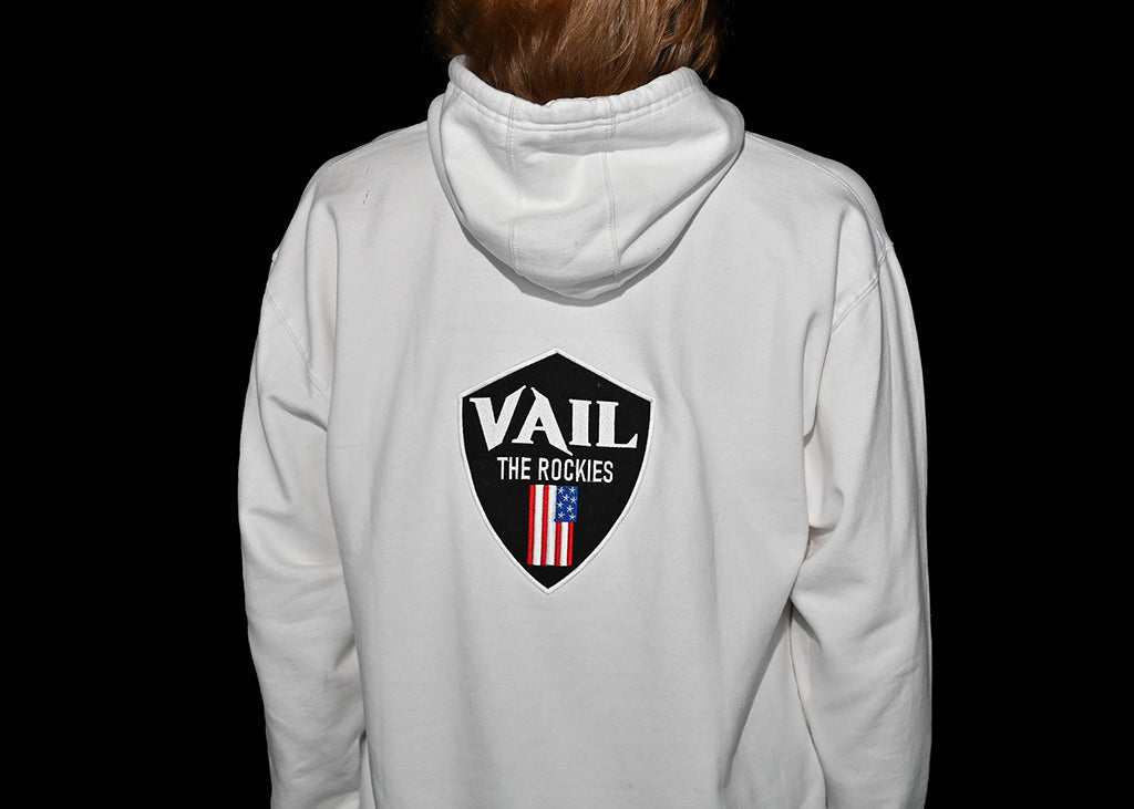 Vail - White Hoodie