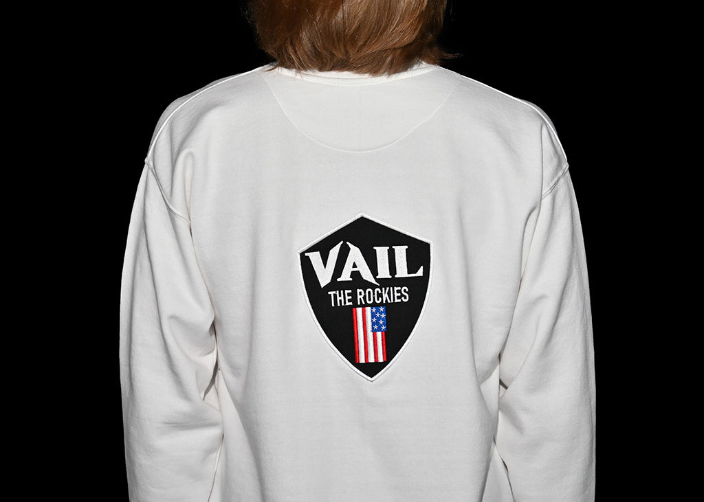 Vail - White Sweatshirt