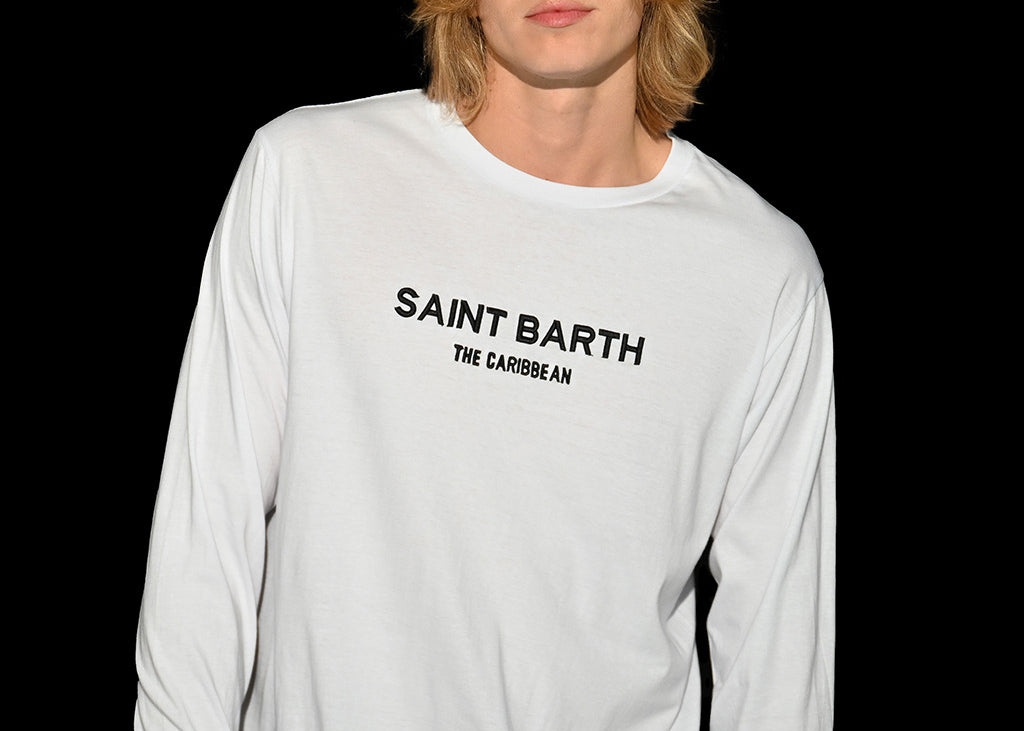 Saint Barth - White Long Sleeve T-Shirt