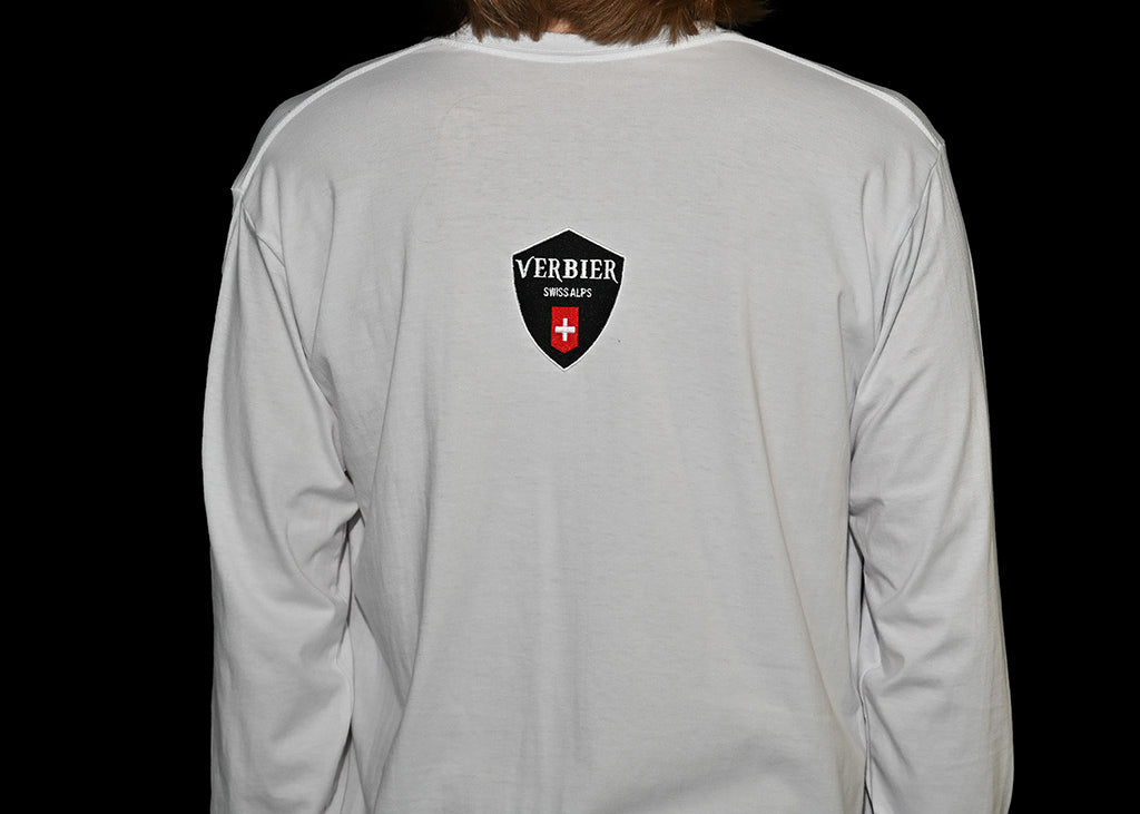 Verbier - White Long Sleeve T-Shirt