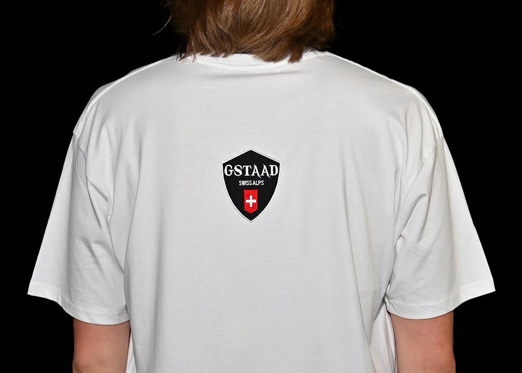 Gstaad - White Short Sleeve T-Shirt