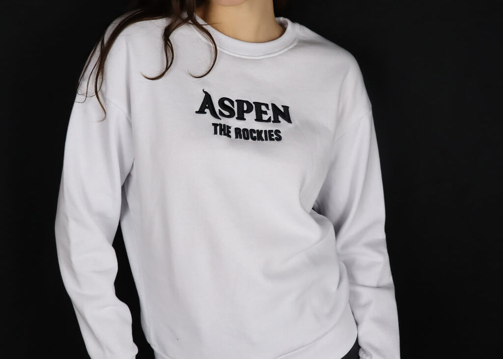 Aspen - White Sweatshirt