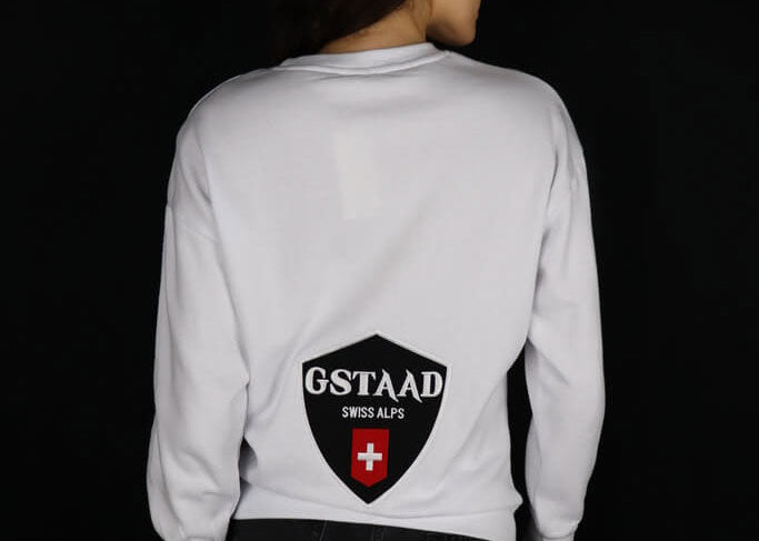 Gstaad - White Sweatshirt - Women