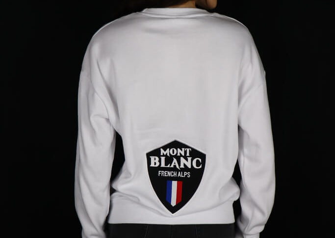 Mont Blanc - White Sweatshirt - Women