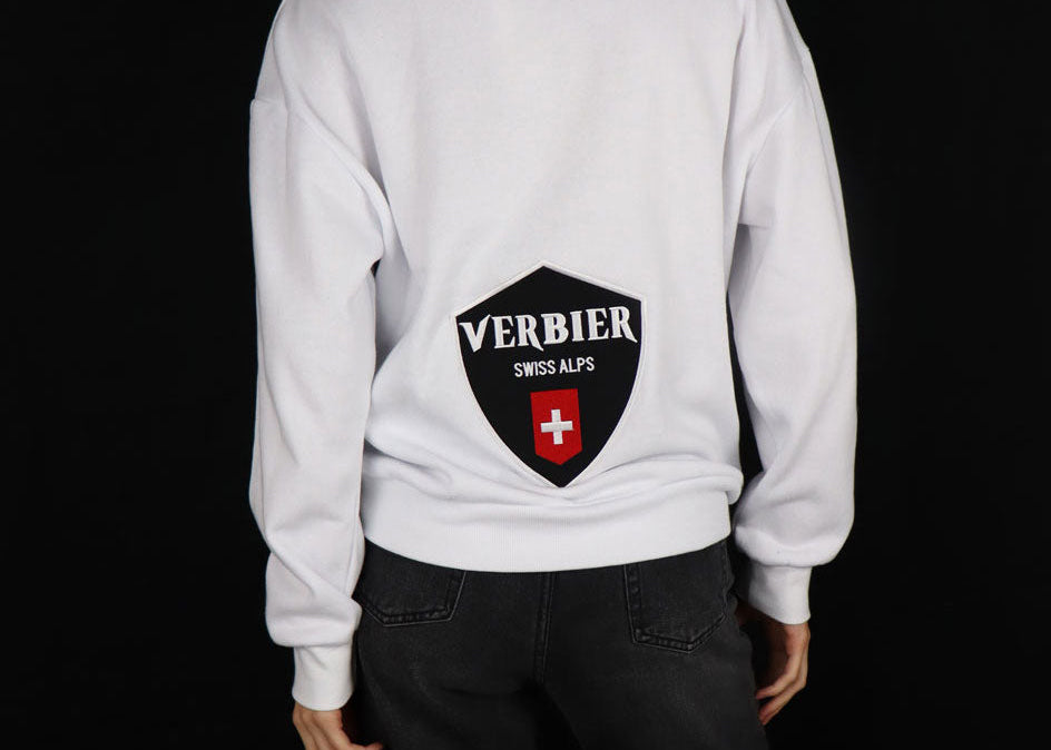 Verbier - White Sweatshirt - Women