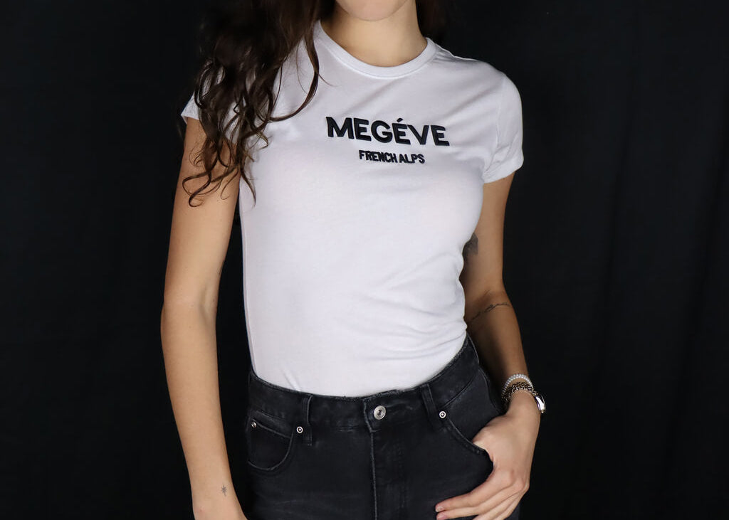 Megéve - White Short Sleeve T-Shirt - Women