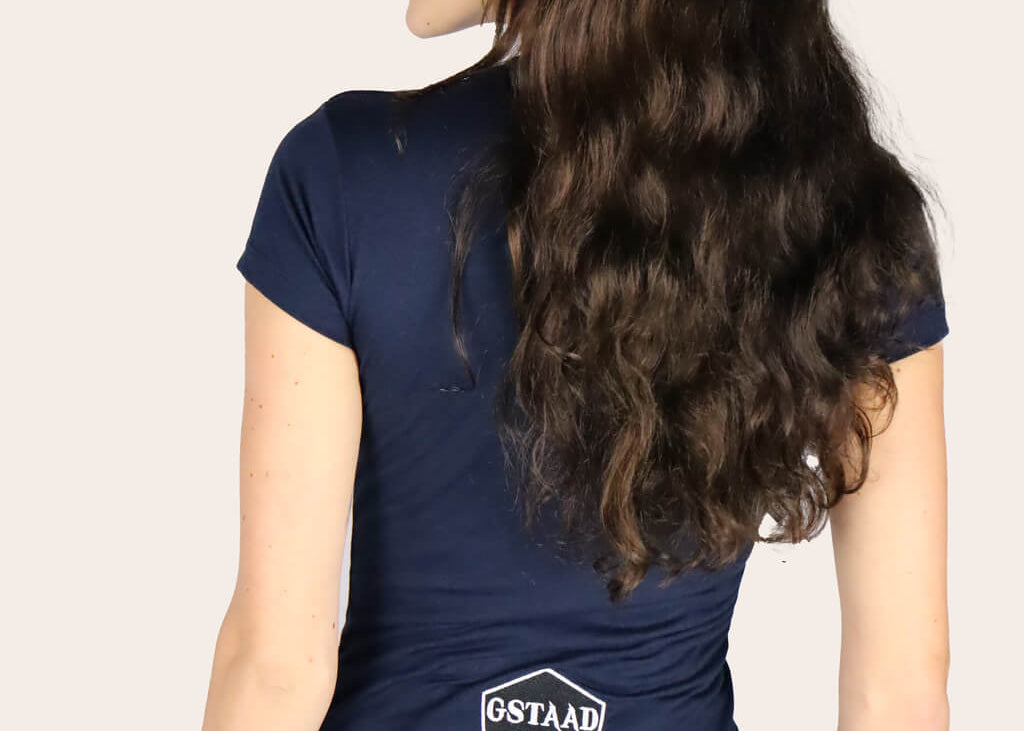 Gstaad - Black Short Sleeve T-Shirt - Women