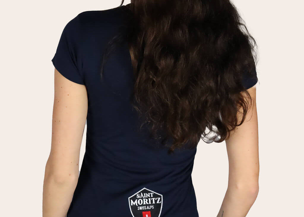 Saint Moritz - Black Short Sleeve T-Shirt - Women