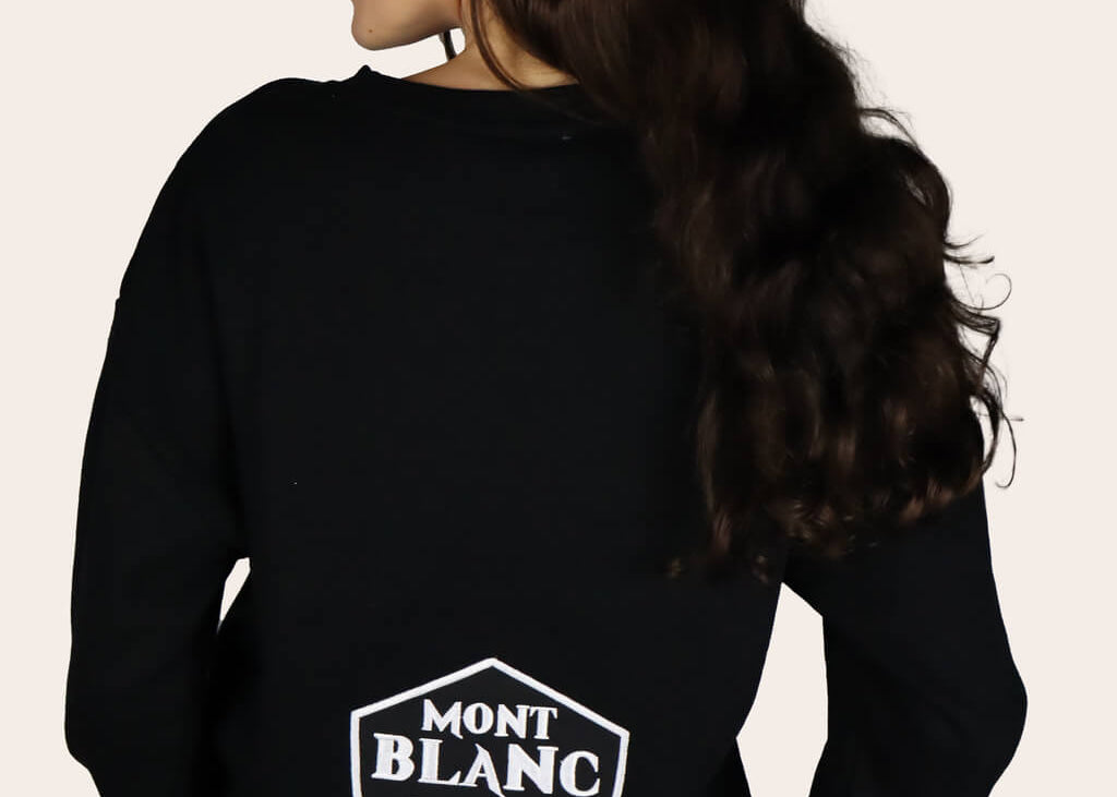 Mont Blanc - Black Sweatshirt - Women