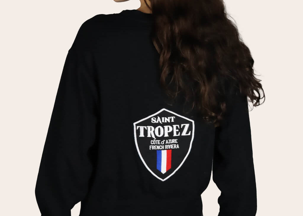 Saint Tropez - Black Sweatshirt - Women